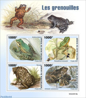 Niger 2022 Frogs, Mint NH, Nature - Frogs & Toads - Niger (1960-...)