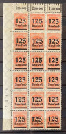 Deutsches Reich - 1923 - Michel Nr. 291 W OR Bogenteil - Postfrisch - Unused Stamps