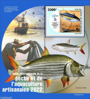 Niger 2022 International Year Of Artisanal Fisheries And Aquaculture 2022, Mint NH, Nature - Transport - Fish - Fishin.. - Pesci