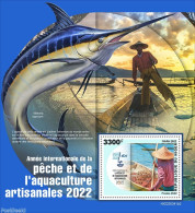 Niger 2022 International Year Of Artisanal Fisheries And Aquaculture 2022, Mint NH, Nature - Transport - Fish - Fishin.. - Fische