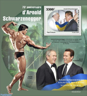 Niger 2022 75th Anniversary Of Arnold Schwarzenegger, Mint NH, History - Performance Art - Religion - Sport - American.. - Actores