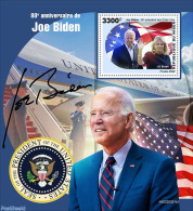 Niger 2022 80th Anniversary Of Joe Biden, Mint NH, History - Transport - American Presidents - Flags - Aircraft & Avia.. - Aerei