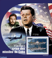Niger 2022 60 Years Since The Cuban Missile Crisis, Mint NH, History - Transport - American Presidents - Flags - Milit.. - Militares