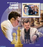 Niger 2022 30th Anniversary Of Fabiano Caruana, Mint NH, Sport - Chess - Echecs