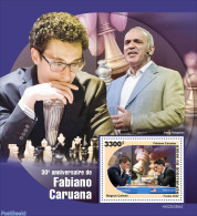 Niger 2022 30th Anniversary Of Fabiano Caruana, Mint NH, Sport - Chess - Schaken