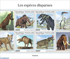 Togo 2022 Extinct Animals, Mint NH, Nature - Prehistoric Animals - Prehistorics