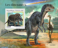 Togo 2022 Dinosaurs, Mint NH, Nature - Prehistoric Animals - Prehistorics