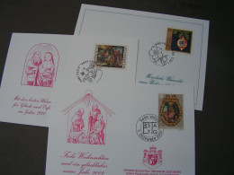 Lichtenstein , Karten Lot  Christmas , Weinachten - Lots & Kiloware (mixtures) - Max. 999 Stamps