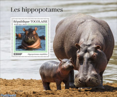 Togo 2022 Hippos, Mint NH, Nature - Hippopotamus - Togo (1960-...)