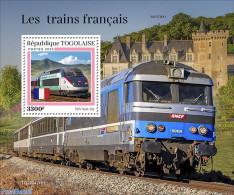 Togo 2022 French Trains, Mint NH, Transport - Railways - Trenes