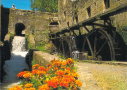 35 - Fougères - Les Roues De Moulin Devant La Tour Du Hallay - Fougeres