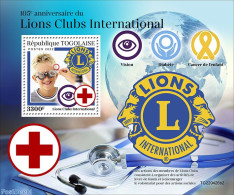 Togo 2022 105th Anniversary Of Lions Clubs International, Mint NH, Health - Various - Lions Club - Rotary, Lions Club