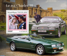 Togo 2022 King Charles III, Mint NH, History - Transport - Charles & Diana - Kings & Queens (Royalty) - Automobiles - Königshäuser, Adel