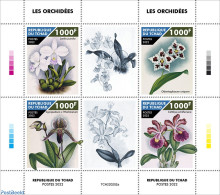 Chad 2022 Orchids, Mint NH, Nature - Flowers & Plants - Orchids - Sonstige & Ohne Zuordnung
