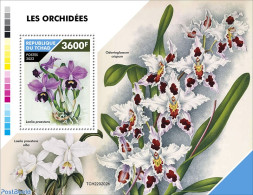 Chad 2022 Orchids, Mint NH, Nature - Flowers & Plants - Orchids - Other & Unclassified