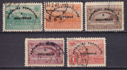 ALBANIE - 5 Valeurs. De 1946 - Albanie