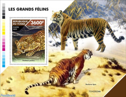 Chad 2022 Big Cats, Mint NH, Nature - Cat Family - Autres & Non Classés