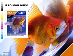 Chad 2022 Goldfish, Mint NH, Nature - Fish - Other & Unclassified