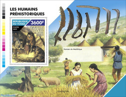 Chad 2022 Prehistoric Humans, Mint NH, Nature - Prehistory - Sonstige & Ohne Zuordnung