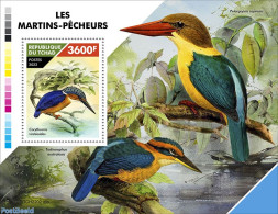 Chad 2022 Kingfishers, Mint NH, Nature - Kingfishers - Sonstige & Ohne Zuordnung