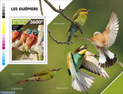 Chad 2022 Bee-eaters, Mint NH, Nature - Birds - Sonstige & Ohne Zuordnung