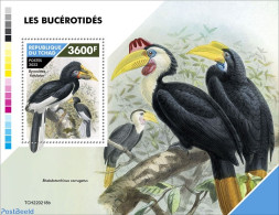 Chad 2022 Hornbills, Mint NH, Nature - Birds - Andere & Zonder Classificatie