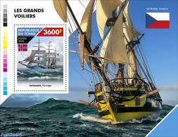 Chad 2022 Tall Ships , Mint NH, Transport - Ships And Boats - Andere & Zonder Classificatie
