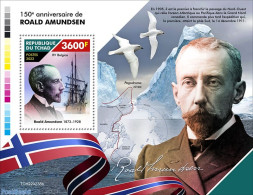 Chad 2022 150th Anniversary Of Roald Amundsen, Mint NH, History - Nature - Transport - Explorers - Birds - Ships And B.. - Other & Unclassified