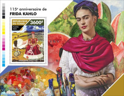 Chad 2022 115th Anniversary Of Frida Kahlo, Mint NH, Art - Paintings - Sonstige & Ohne Zuordnung