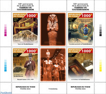 Chad 2022 100th Anniversary Of The Discovery Of Tutankhamun's Tomb, Mint NH, History - Explorers - History - Kings & Q.. - Other & Unclassified