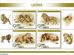 Guinea Bissau 2022 Lions, Mint NH, Nature - Cat Family - Guinea-Bissau