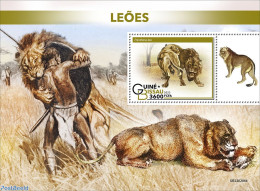 Guinea Bissau 2022 Lions, Mint NH, Nature - Cat Family - Guinea-Bissau