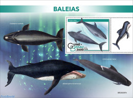 Guinea Bissau 2022 Whales, Mint NH, Nature - Sea Mammals - Guinée-Bissau