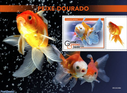 Guinea Bissau 2022 Goldfish, Mint NH, Nature - Fish - Vissen