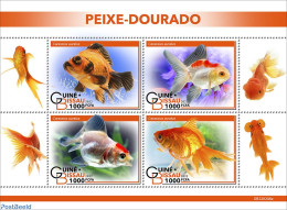 Guinea Bissau 2022 Goldfish, Mint NH, Nature - Fish - Fische