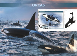 Guinea Bissau 2022 Orcas, Mint NH, Nature - Sea Mammals - Guinée-Bissau