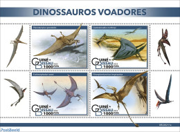 Guinea Bissau 2022 Flying Dinosaurs, Mint NH, Nature - Prehistoric Animals - Prehistorisch