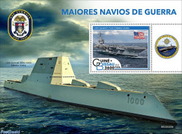 Guinea Bissau 2022 Biggest War Ships, Mint NH, Transport - Ships And Boats - Boten