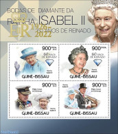 Guinea Bissau 2022 Diamond Jubilee Of Queen Elizabeth II, Mint NH, History - Kings & Queens (Royalty) - Koniklijke Families