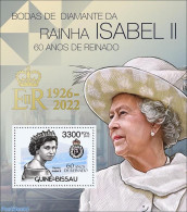 Guinea Bissau 2022 Diamond Jubilee Of Queen Elizabeth II, Mint NH, History - Kings & Queens (Royalty) - Familles Royales