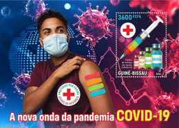 Guinea Bissau 2022 Covid-19, Mint NH, Health - Corona/Covid19 - Corona/Covid19 - Guinée-Bissau