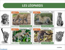 Central Africa 2022 Leopards, Mint NH, Nature - Cat Family - Centrafricaine (République)