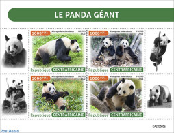 Central Africa 2022 Giant Panda, Mint NH, Nature - Pandas - Centrafricaine (République)