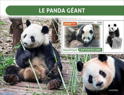 Central Africa 2022 Giant Panda, Mint NH, Nature - Pandas - Centrafricaine (République)