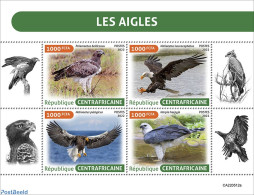 Central Africa 2022 Eagles, Mint NH, Nature - Birds Of Prey - República Centroafricana