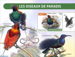 Central Africa 2022 Birds Of Paradise, Mint NH, Nature - Birds - Centrafricaine (République)