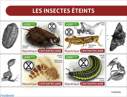 Central Africa 2022 Extinct Insects, Mint NH, Nature - Insects - Central African Republic