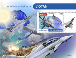 Central Africa 2022 NATO Military Planes, Mint NH, History - Transport - Militarism - Aircraft & Aviation - Militaria