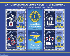 Central Africa 2022 Lions International Provides Support And Hope To Ukrainian Refugees, Mint NH, Various - Lions Club - Rotary, Club Leones