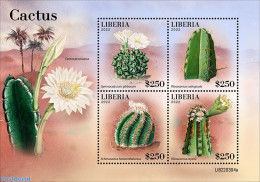 Liberia 2022 Cactus, Mint NH, Nature - Cacti - Flowers & Plants - Cactussen